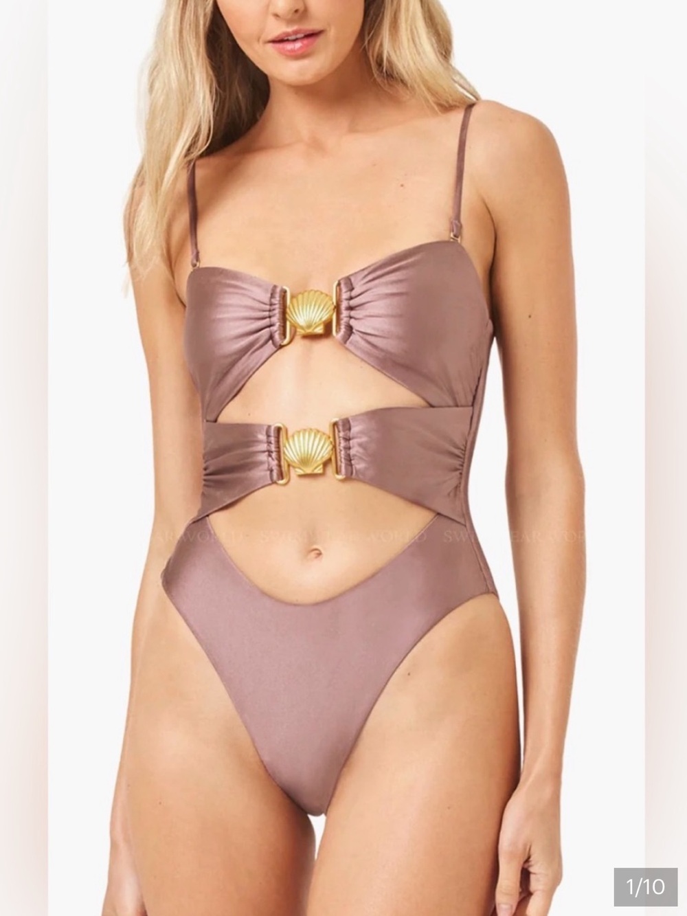L*space Seas the day one piece swimsuit